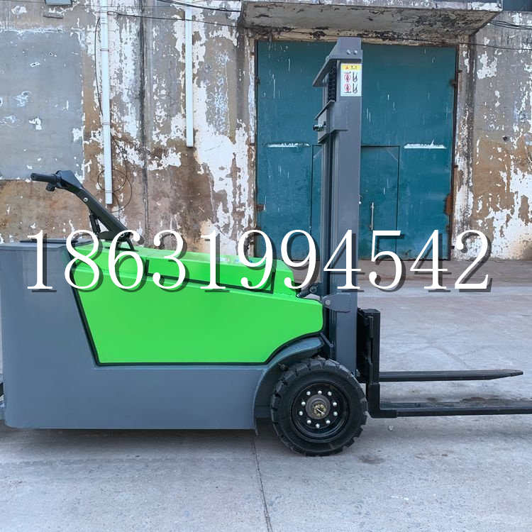 灵宝市小型电动叉车1吨2吨步行站驾式电瓶堆高充电装卸车液压升降车铲车